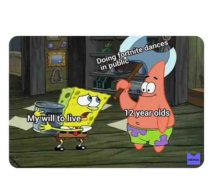 spongebobmemes #fortnite #fortnitememes #patrickstar #patrickstarmeme #spongebob