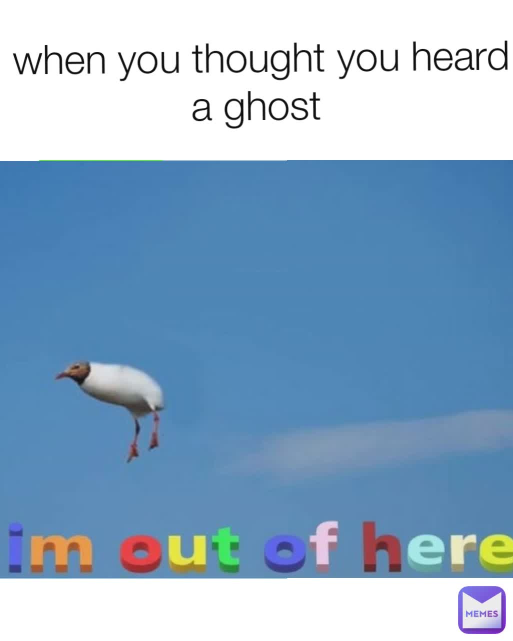 when you thought you heard a ghost 