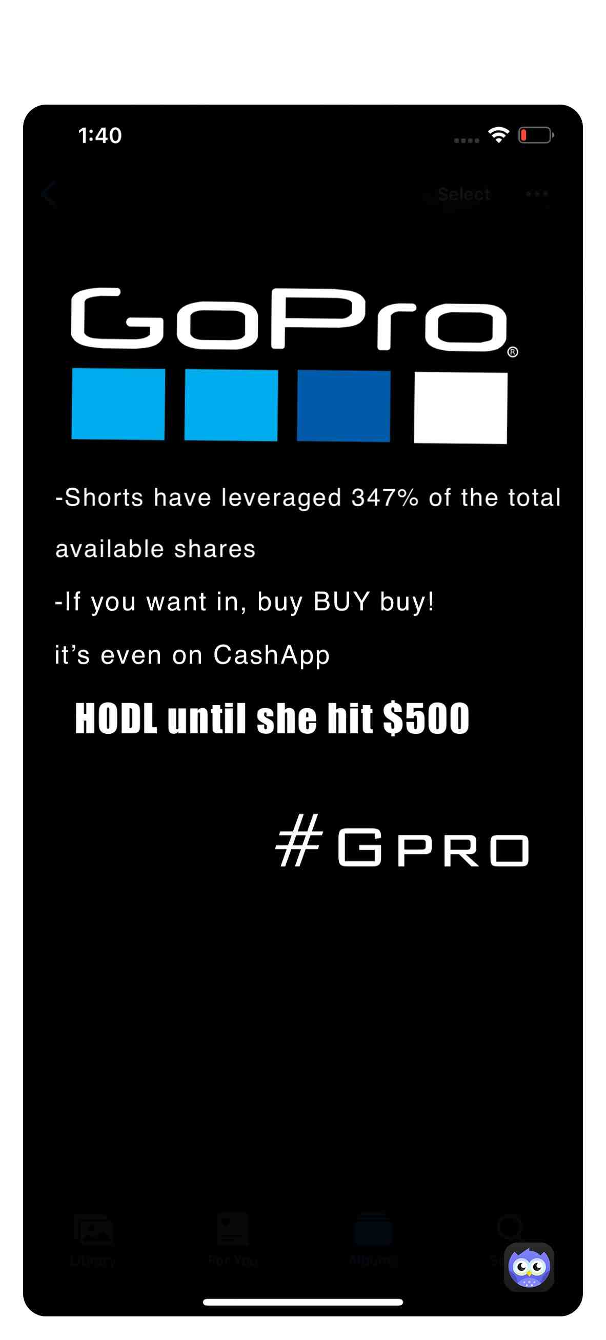  #gopro #GME Amc