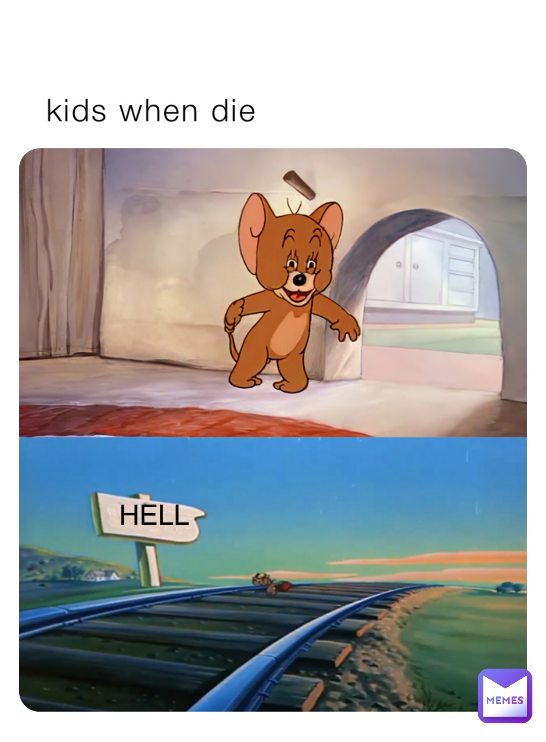 kids when die HELL