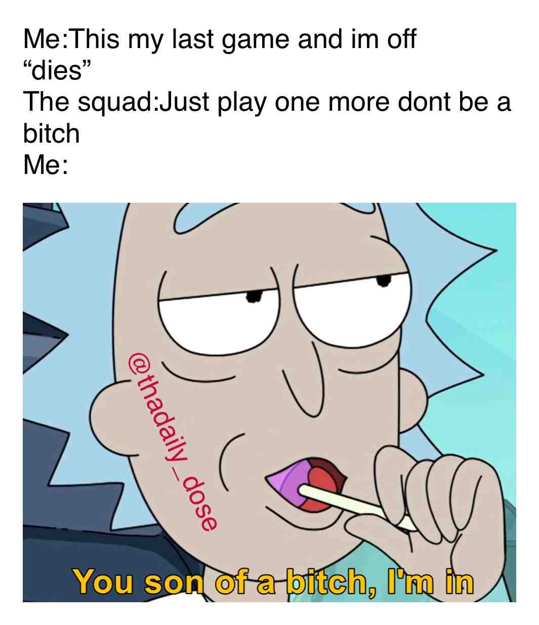 Don\u2019t threaten me with a good time \ud83e\udd37\ud83c\udffe\u200d\u2642\ufe0f
#Comedy #memestagram #goodmemes #laughs #funnyshit #funnypictures #funnyvideos #nochill #fights #fighting #dragonballz #narutoshippuden #spongebobmemes #animememes #memes\ud83d\ude02 #memez #memepage #memer #memedaily #memeaccount #memeoftheday #gamers #videooftheday #spongebobmemes #memelife #memelord #memevideos #funnymeme #dailymeme #memestar