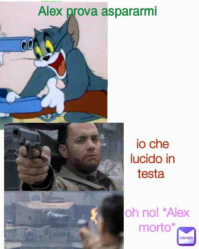 Alex mi spara