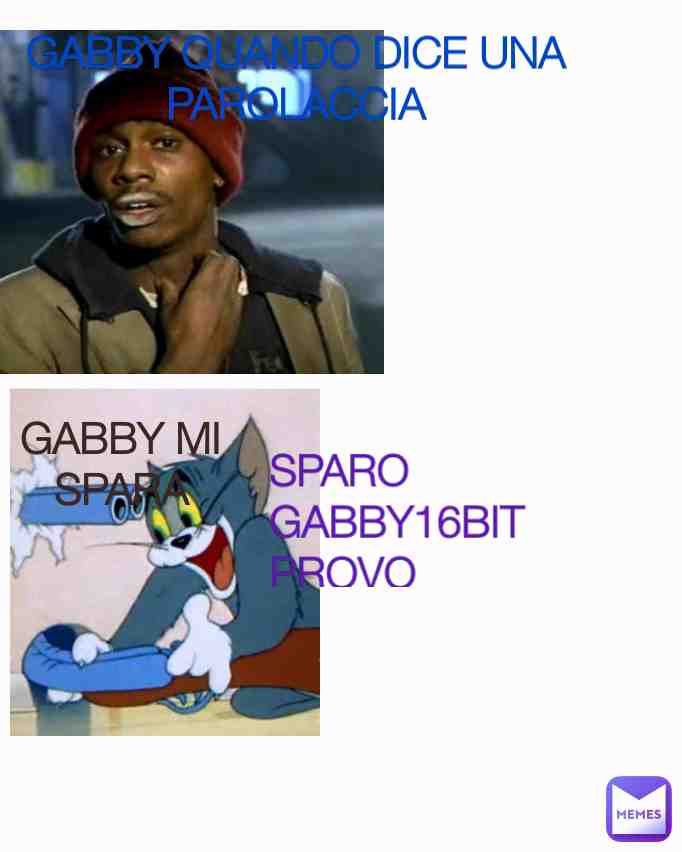 Gabby mia sparato