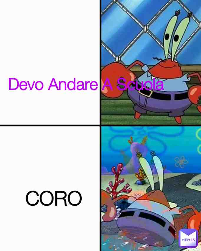 devo andare a scuola