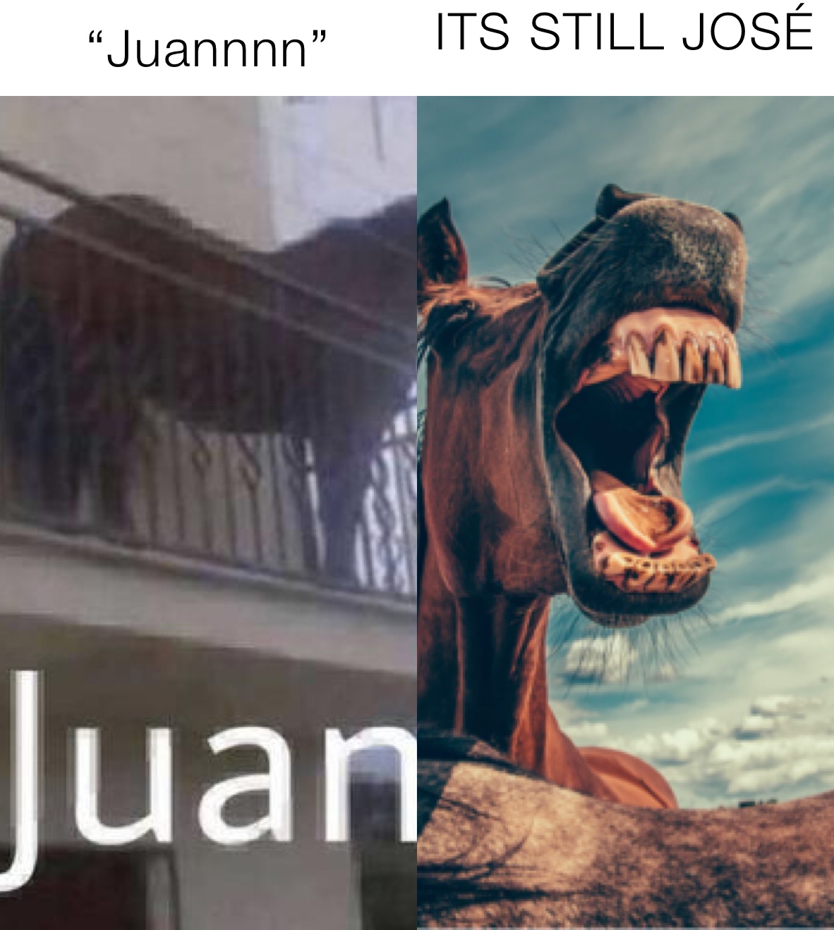“Juannnn” ITS STILL JOSÉ
KA