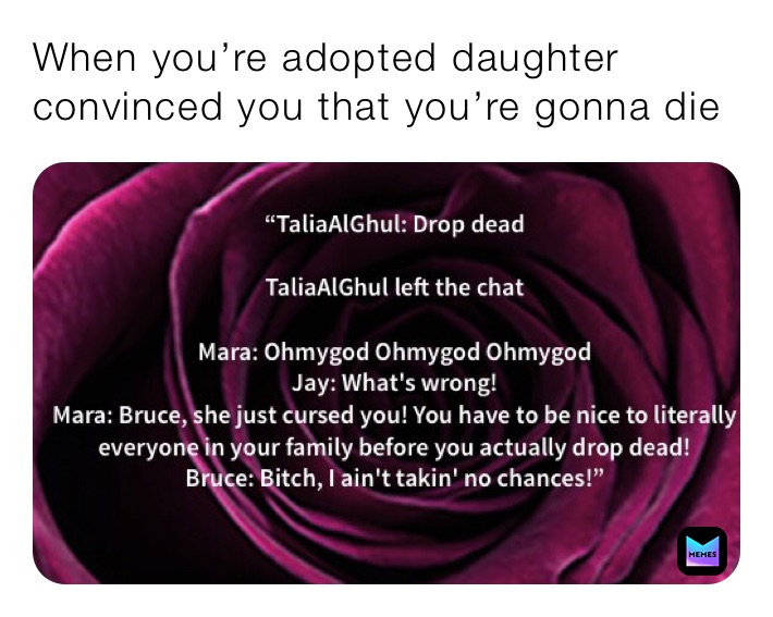 Meme by DCUniverseBish