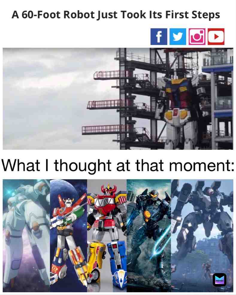 Did you think the same thing?
\u200b #giantrobot \u200b #pacificrim #voltron #overwatch #powerrangers