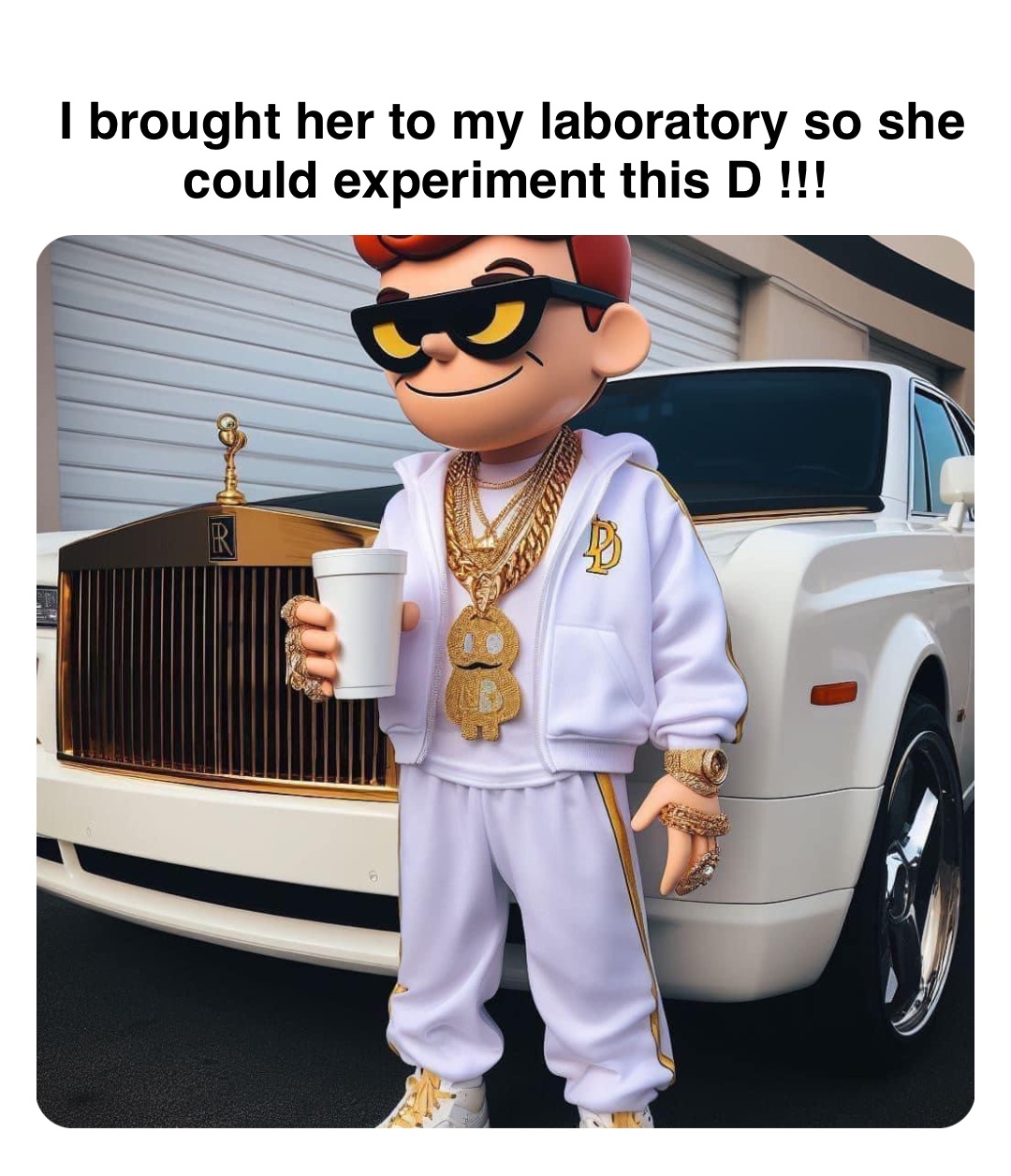 Double tap to edit I brought her to my laboratory so she could experiment this D !!!