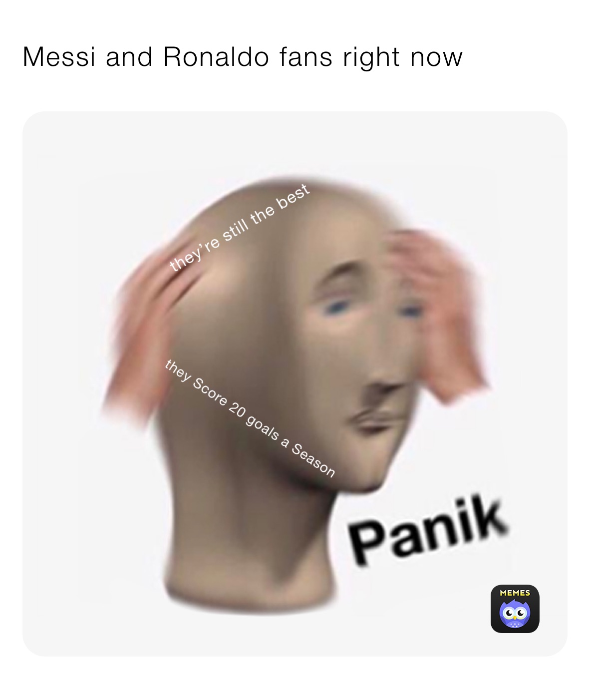 Messi and Ronaldo fans right now