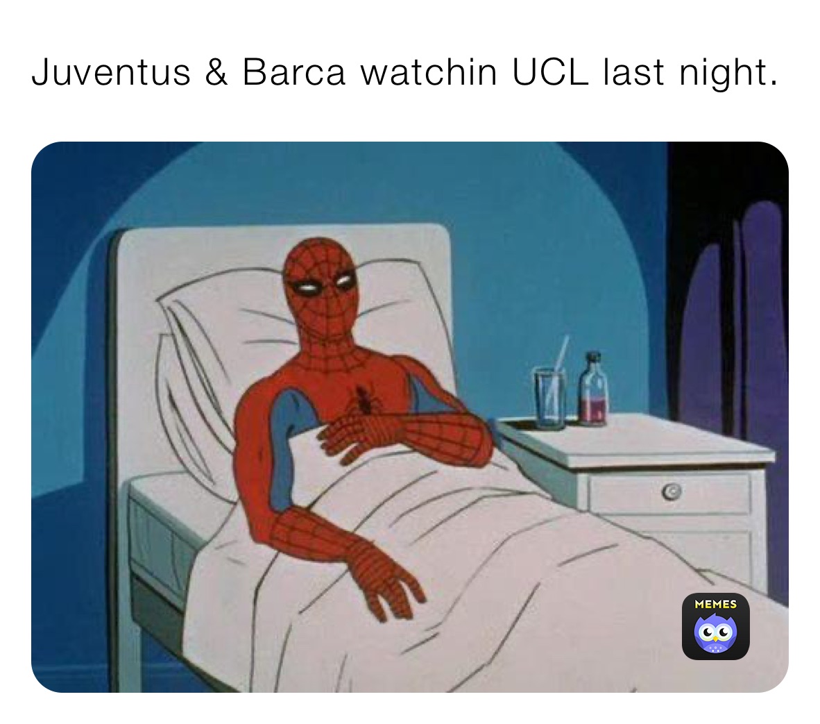 Juventus & Barca watchin UCL last night. 