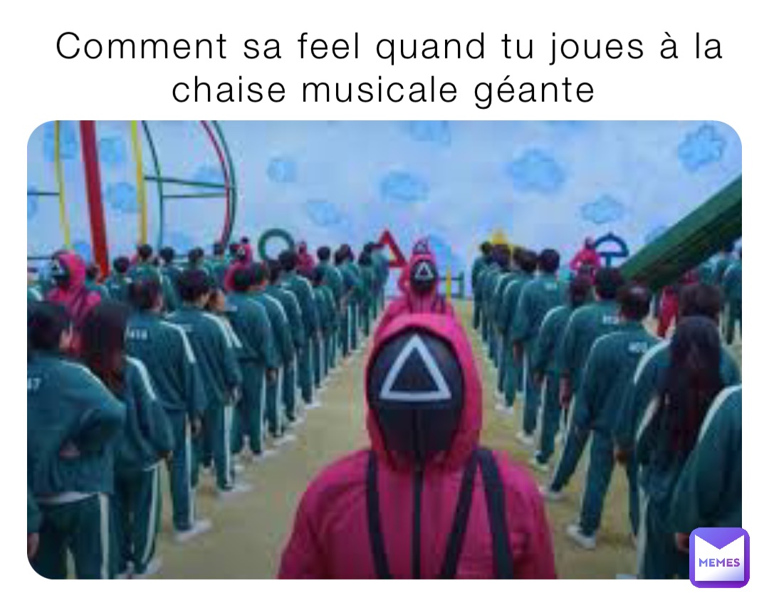 Comment sa feel quand tu joues à la chaise musicale géante