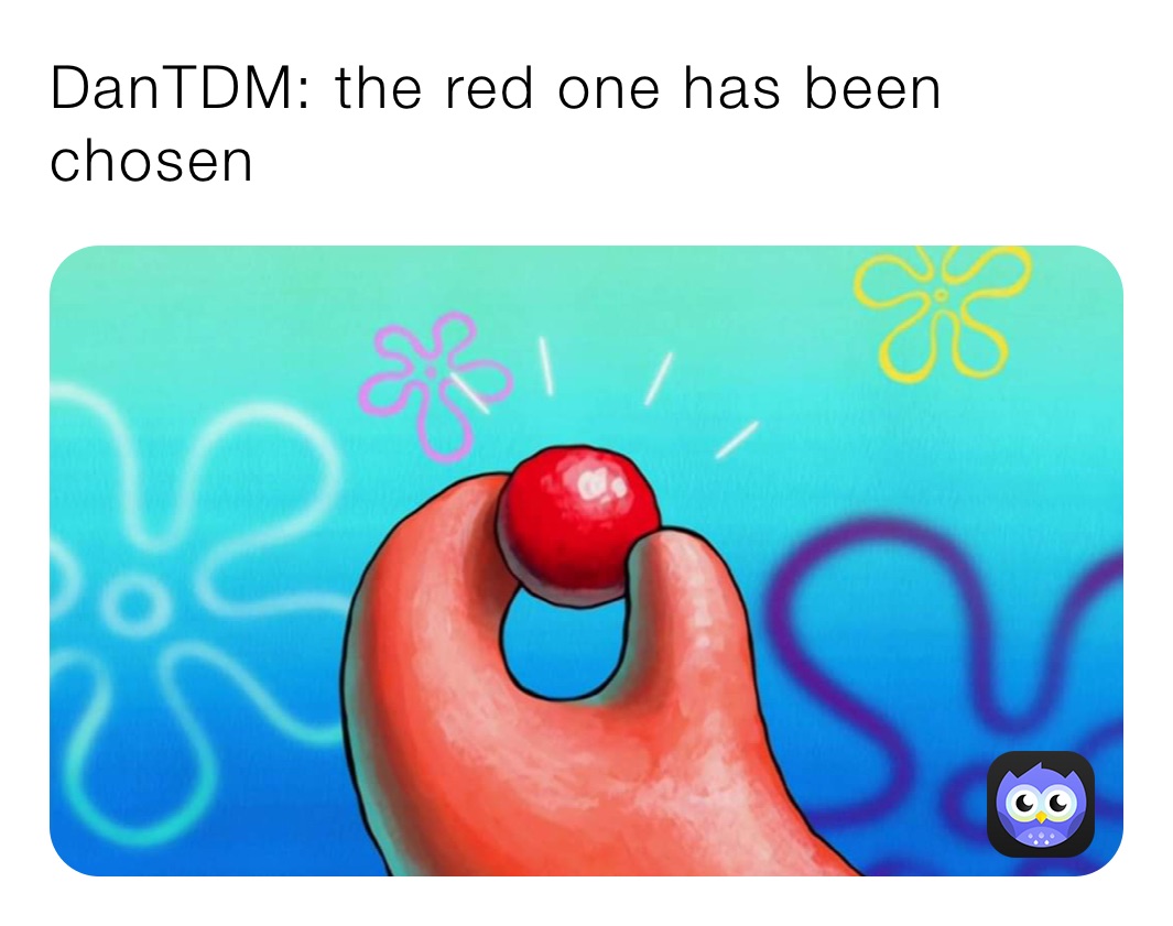 DanTDM: the red one has been chosen