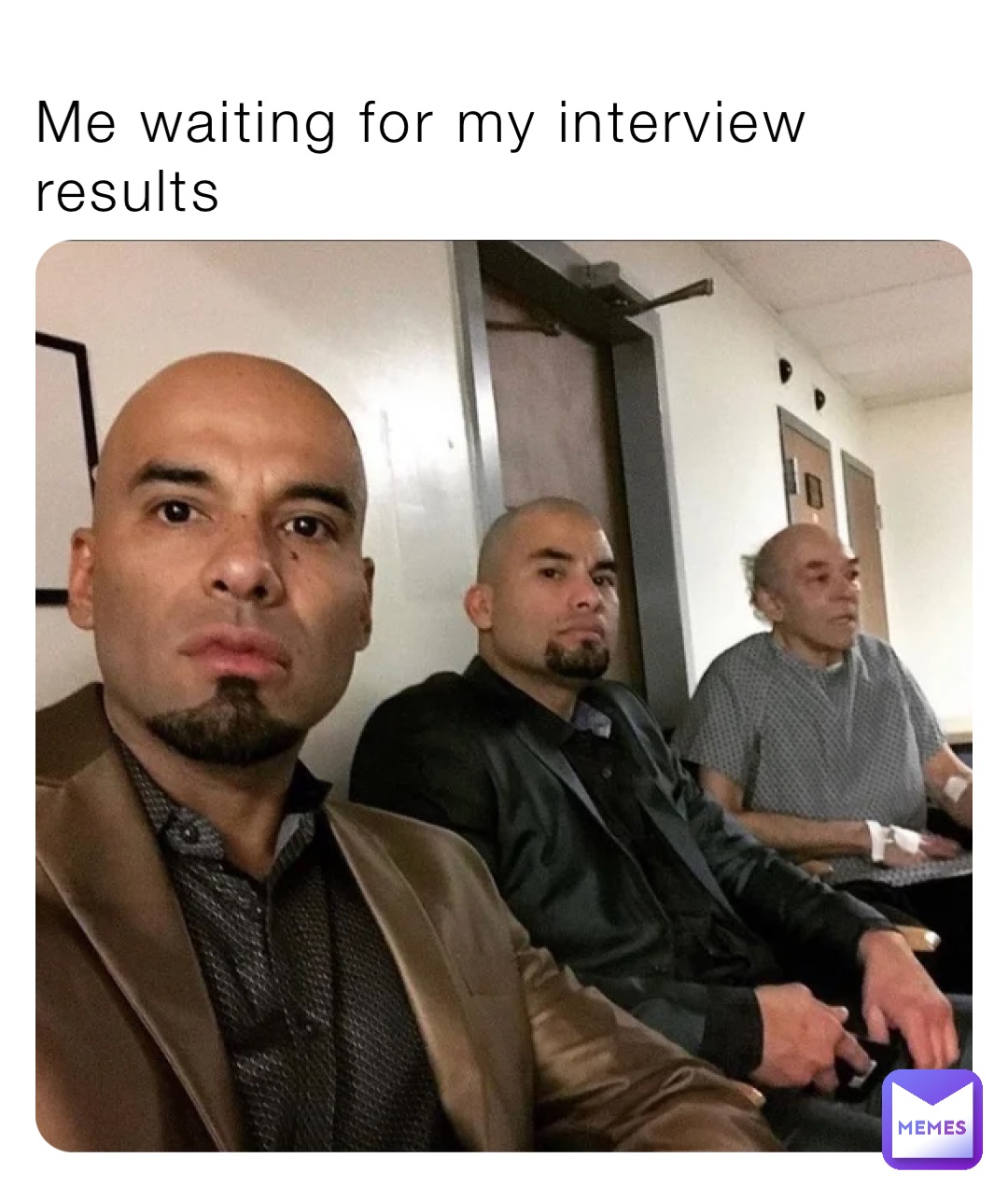 Me waiting for my interview results