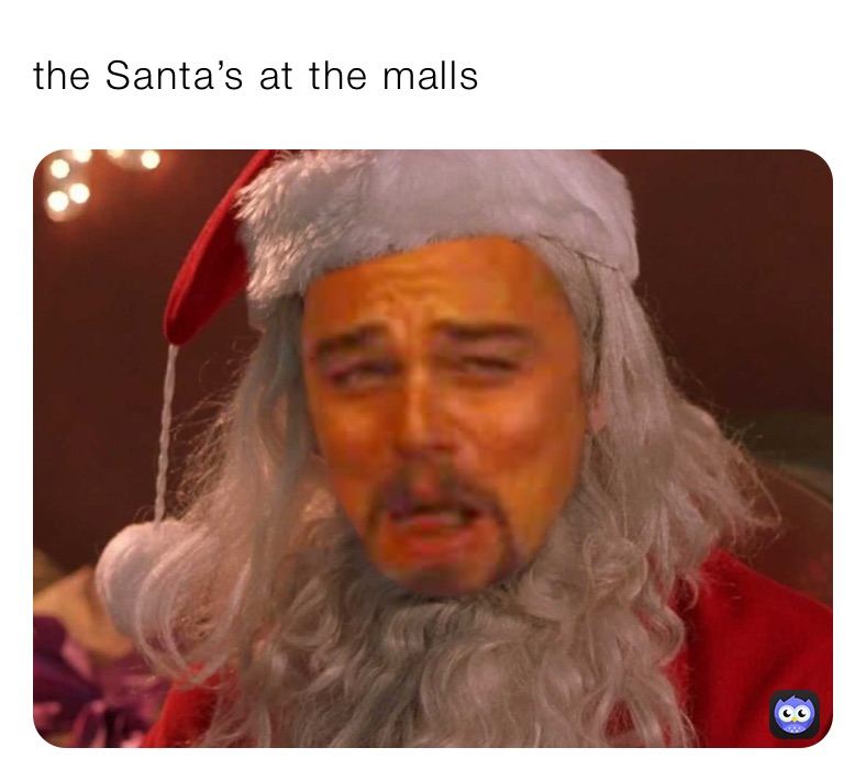 the Santa’s at the malls