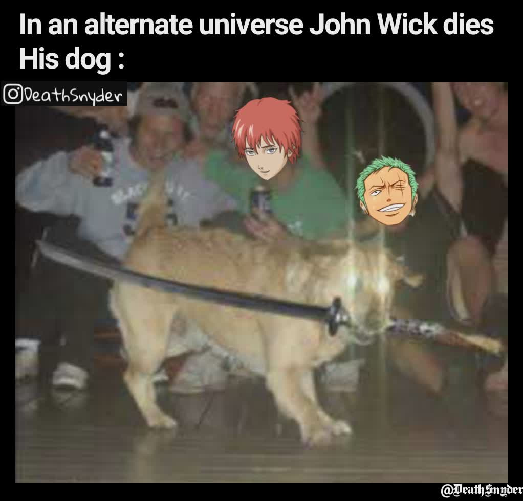 @DeathSnyder In an alternate universe John Wick dies
His dog :