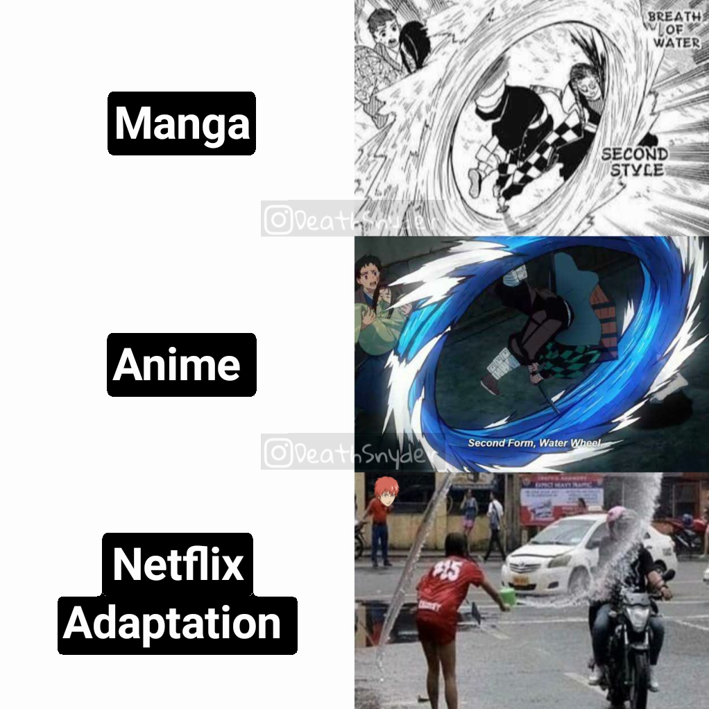 Mangá // Anime // Netflix Adaptation É tão bom usar esse meme no bom s