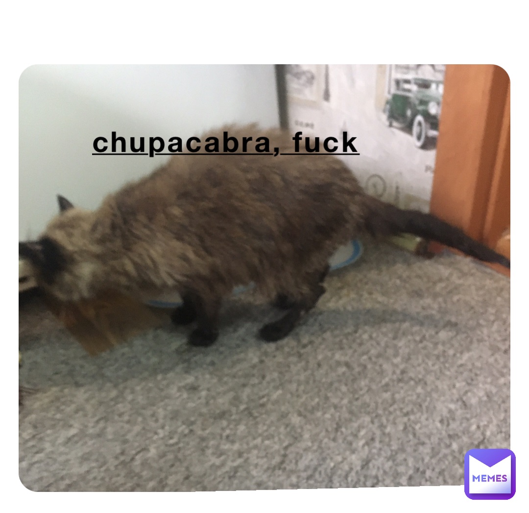 chupacabra, fuck