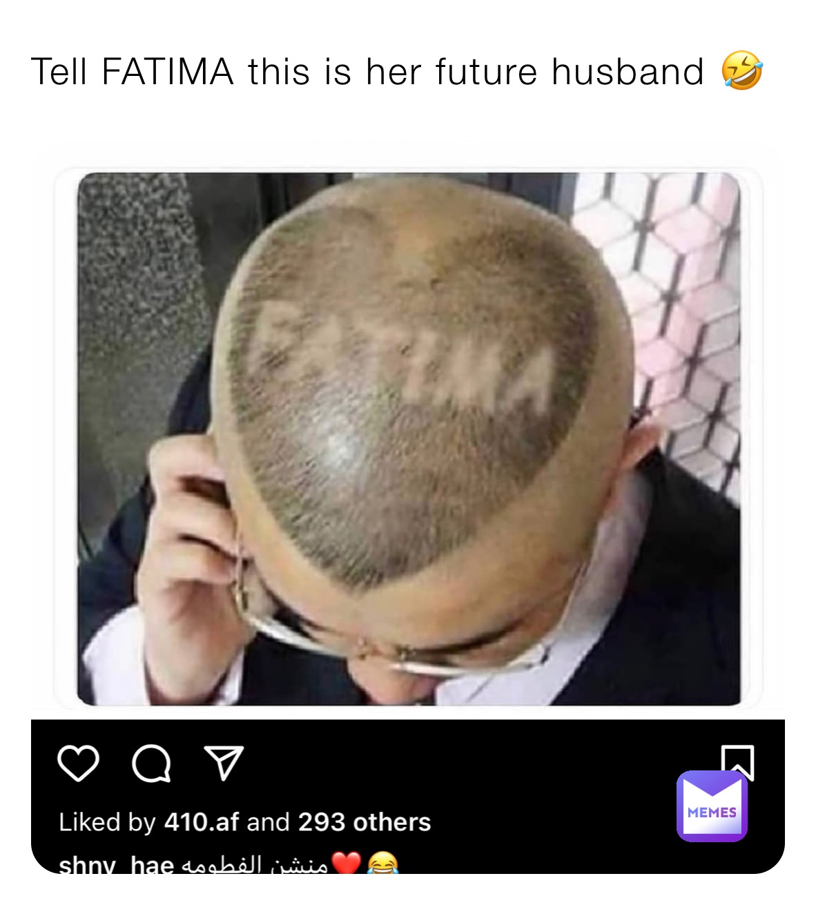 Tell FATIMA this is her future husband 🤣