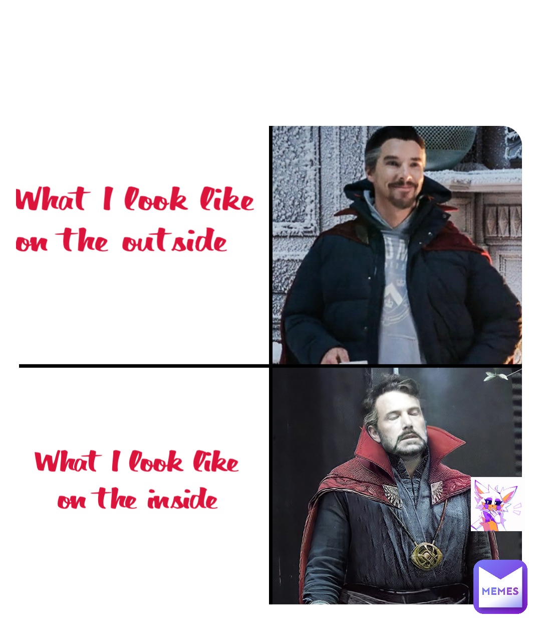 What I look like on the outside What I look like on the inside