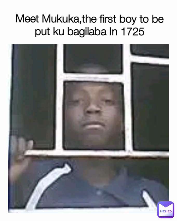 Meet Mukuka,the first boy to be put ku bagilaba In 1725