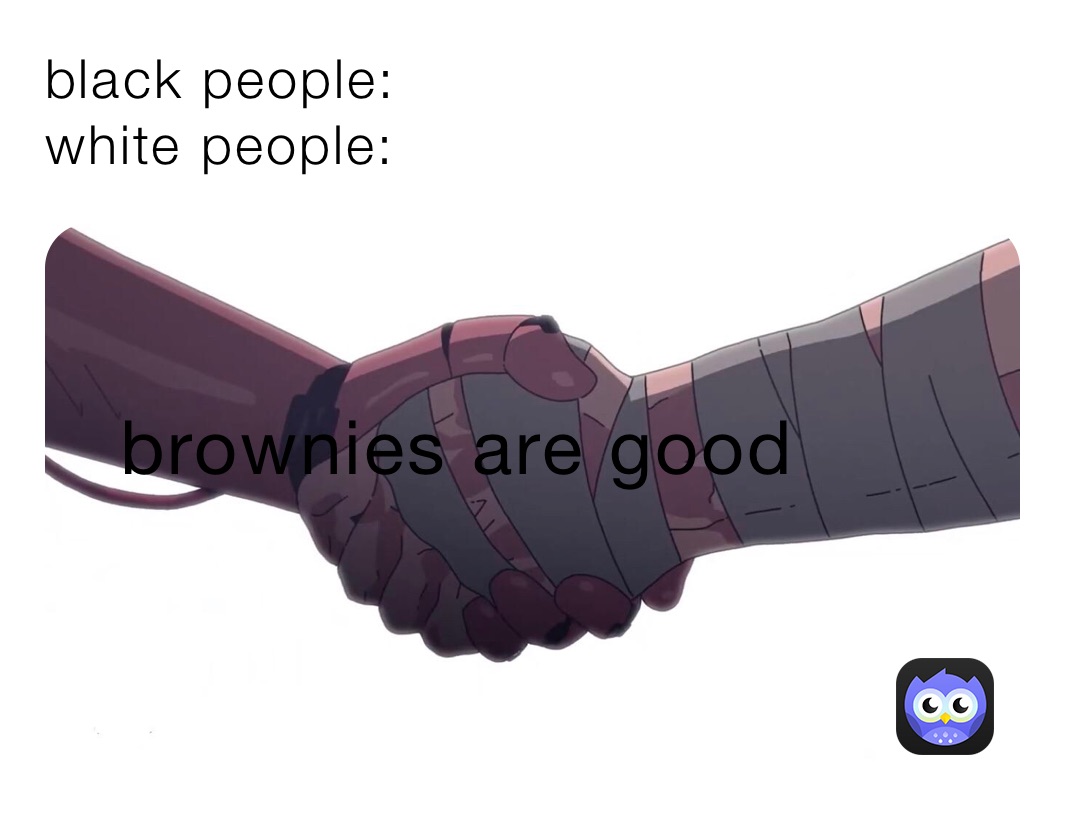 black people:
white people: