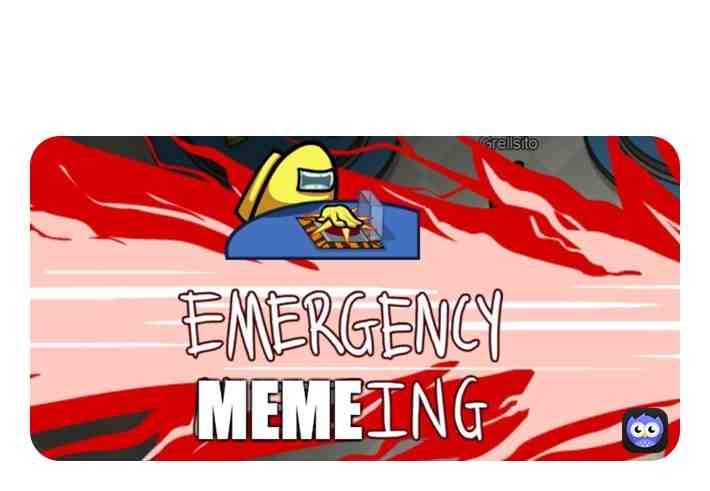 We all need to discuss something. But before we do. I must say something. RED SUS. Ok he was following me throughout the whole map and was about to killl me lets all vote him off!  #emergencymemeing  #redsus  #amongus
