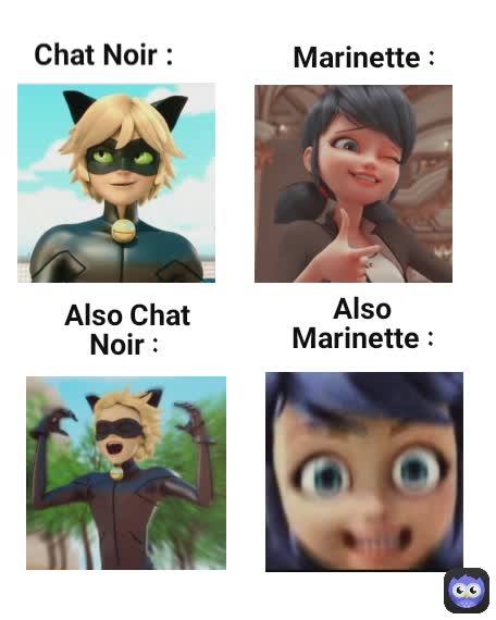 Chat Noir Also Chat Noir Marinette Also Marinette Miraculous Ladybug Memes Memes