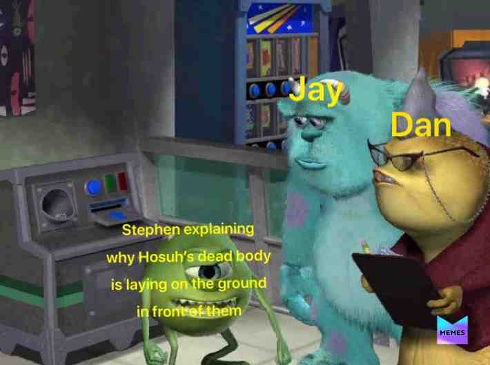 Hosuh & Dan: \u201cAh shit, here we go again.\u201d
  #danplan  #danplanhosuh  #danplandan  #danplanstephen   #danplanjay  #danplanmemes