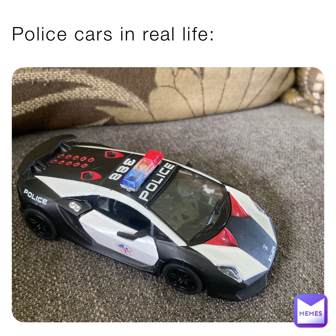 Police cars in real life: