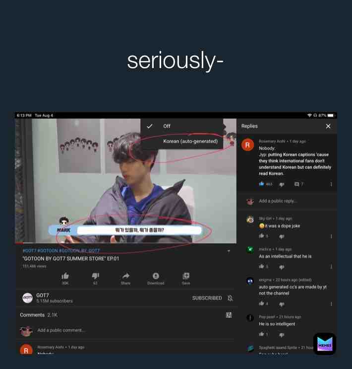 Big brain move JYP... / #got7 #shitpost