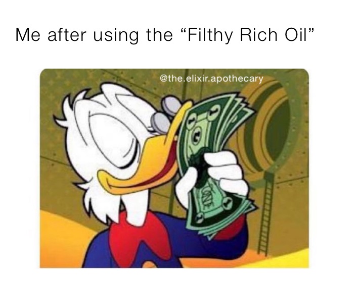 Me after using the “Filthy Rich Oil”