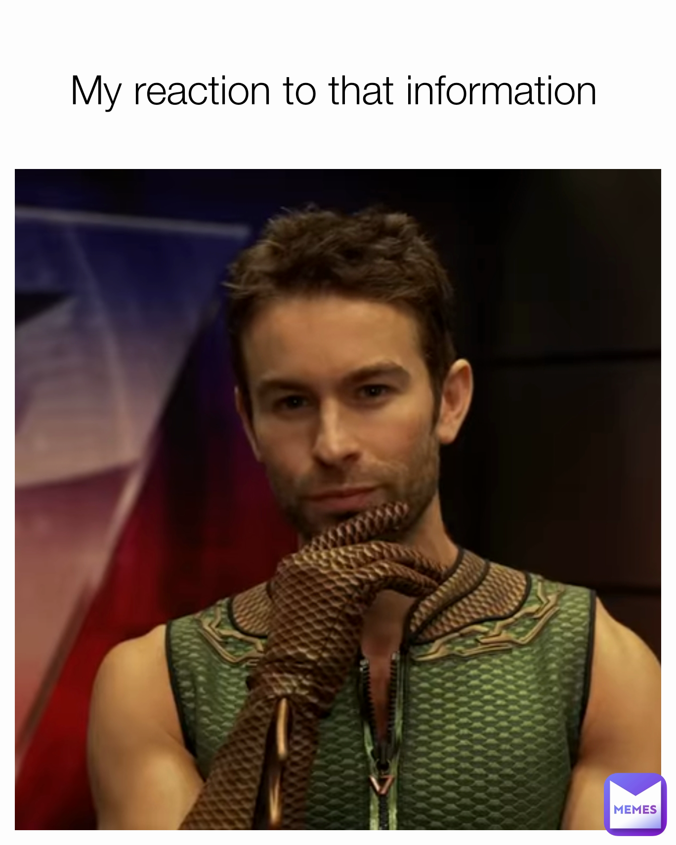 My Reaction To That Information Meme Template
