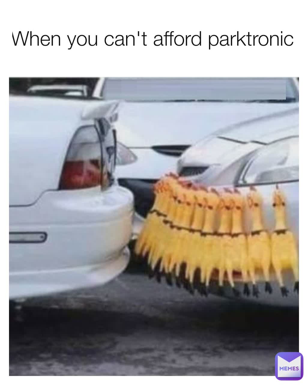 When you can't afford parktronic 