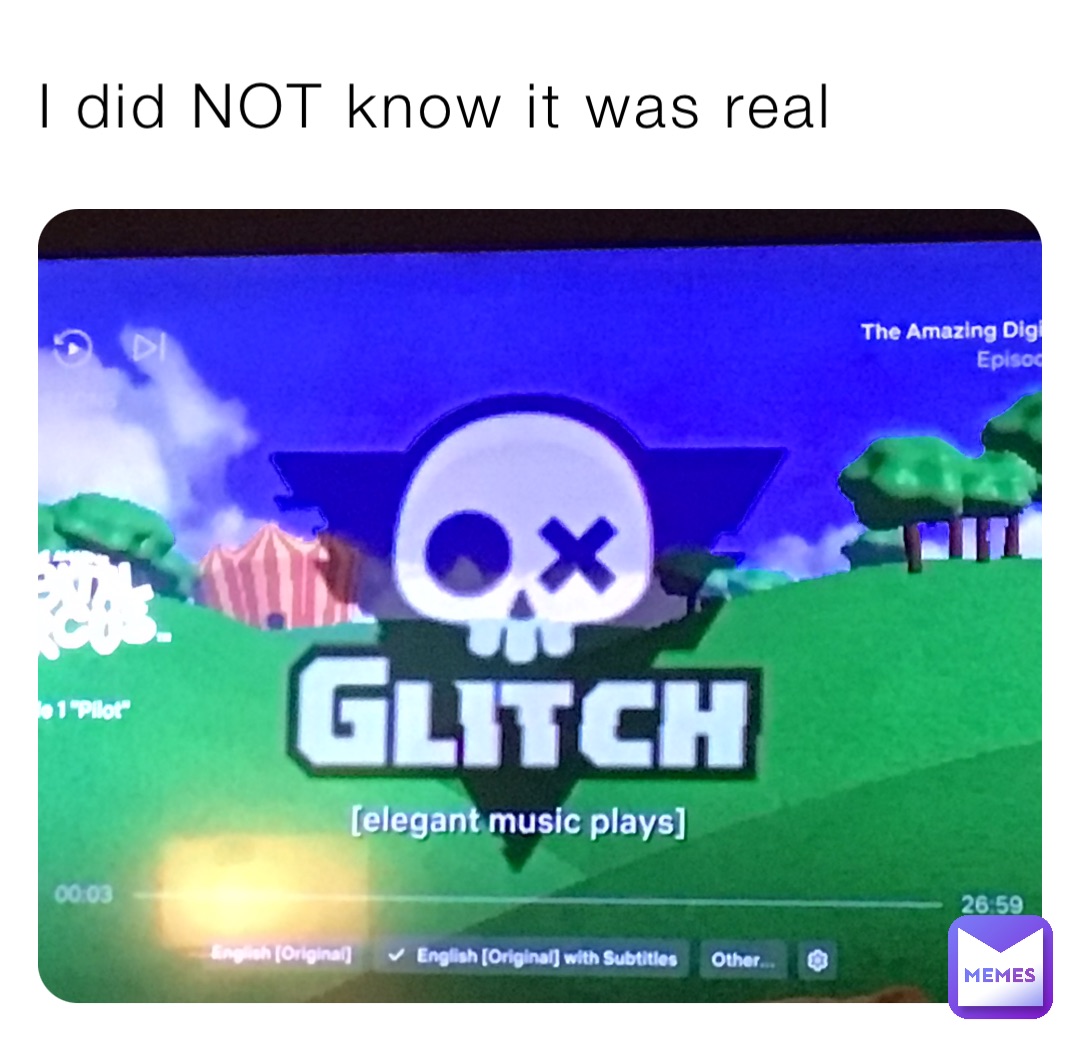 I did NOT know it was real