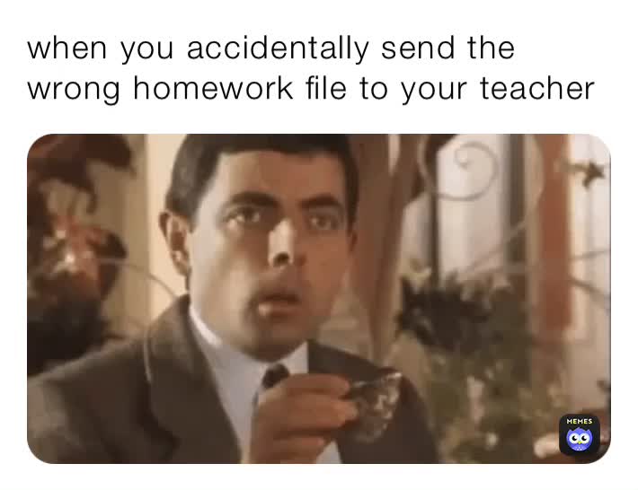 homework file meme