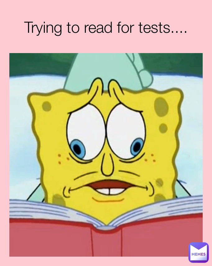 Trying to read for tests....