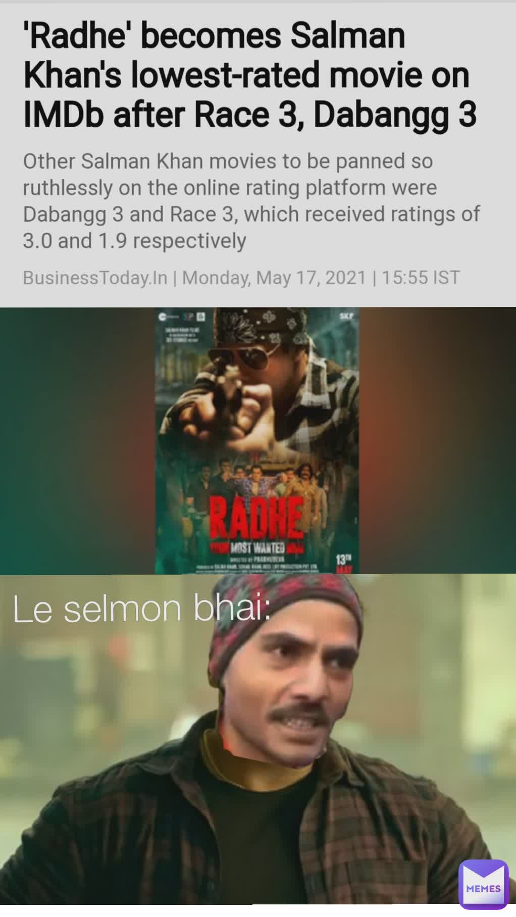 Type Text Le selmon bhai: Le selmon bhai: