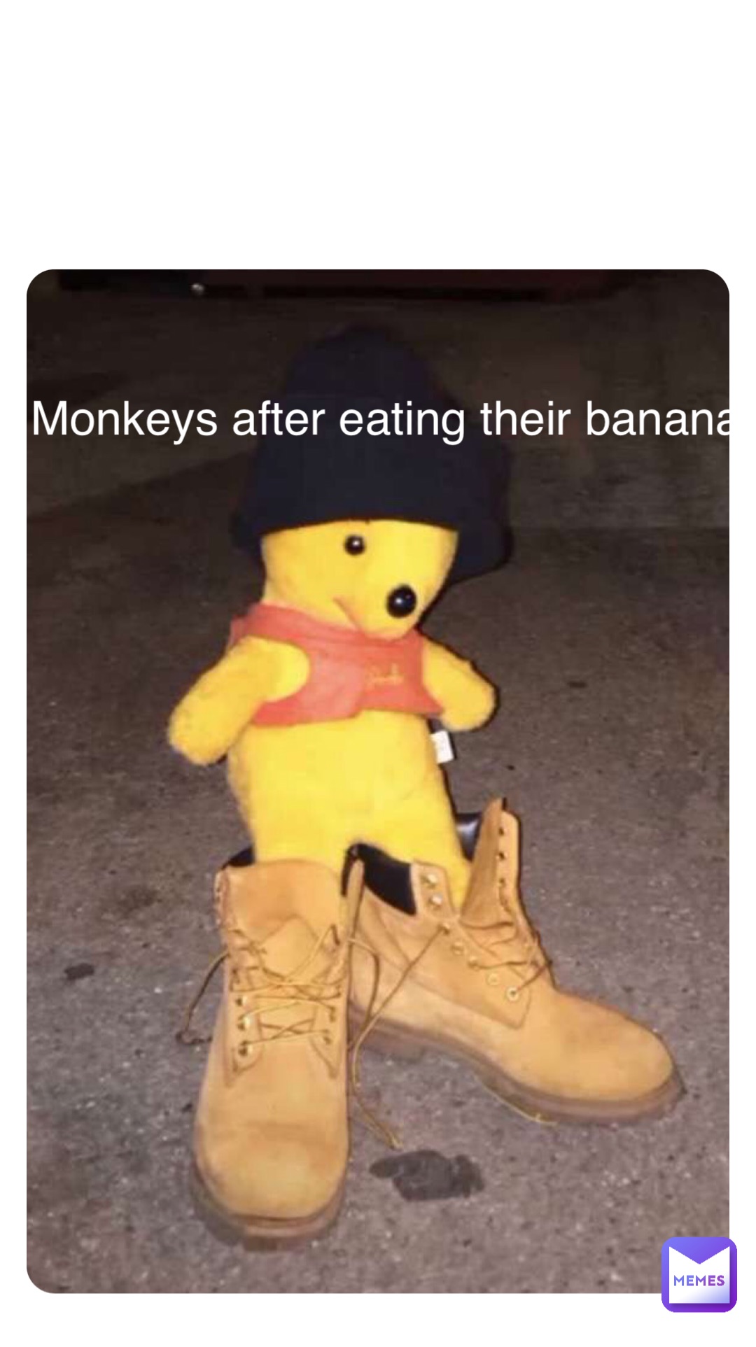 Double tap to edit Monkeys after eating their bananas