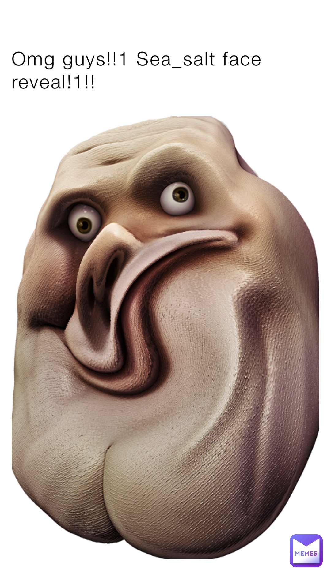 Omg guys!!1 Sea_salt face reveal!1!!