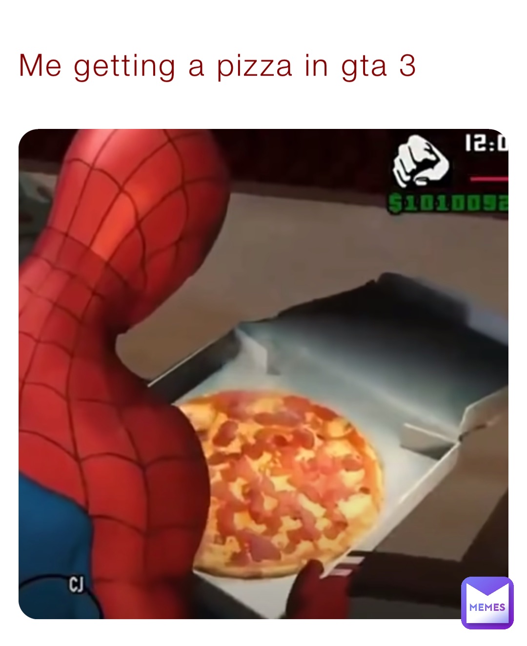 Me getting a pizza in gta 3