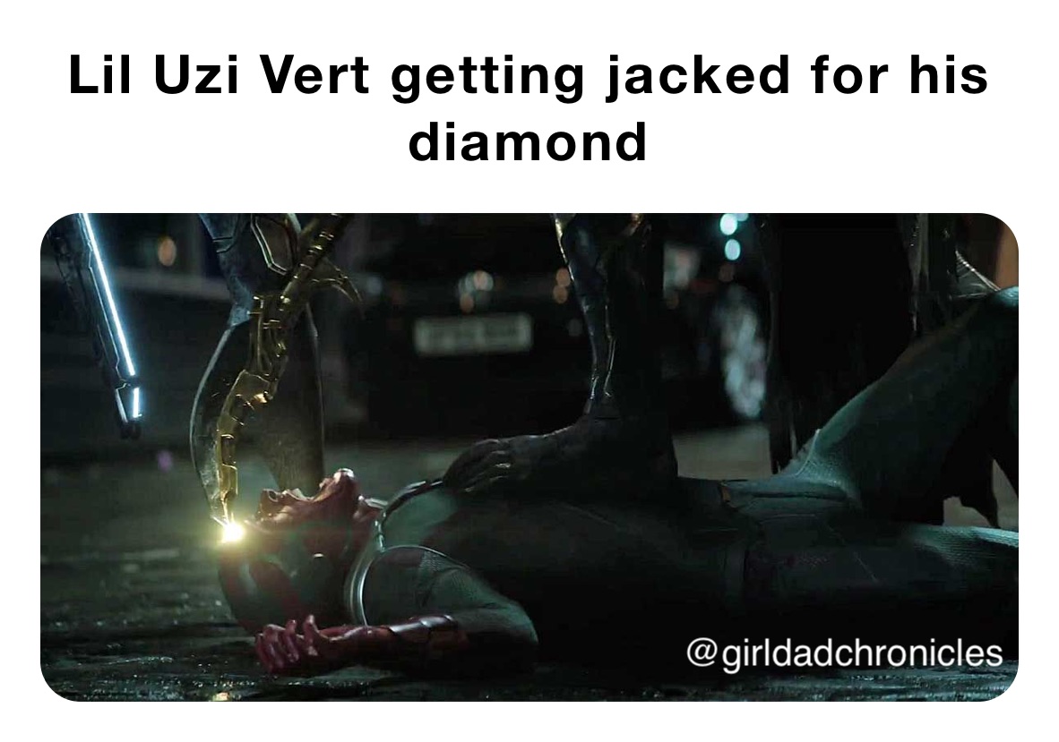 Lil Uzi Vert getting jacked for his diamond