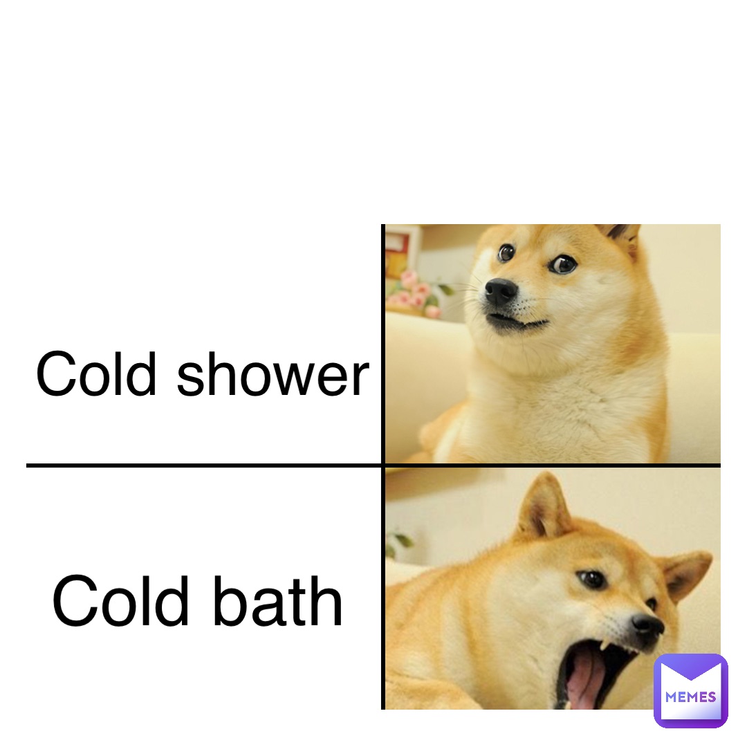 Text Here Cold shower Cold bath
