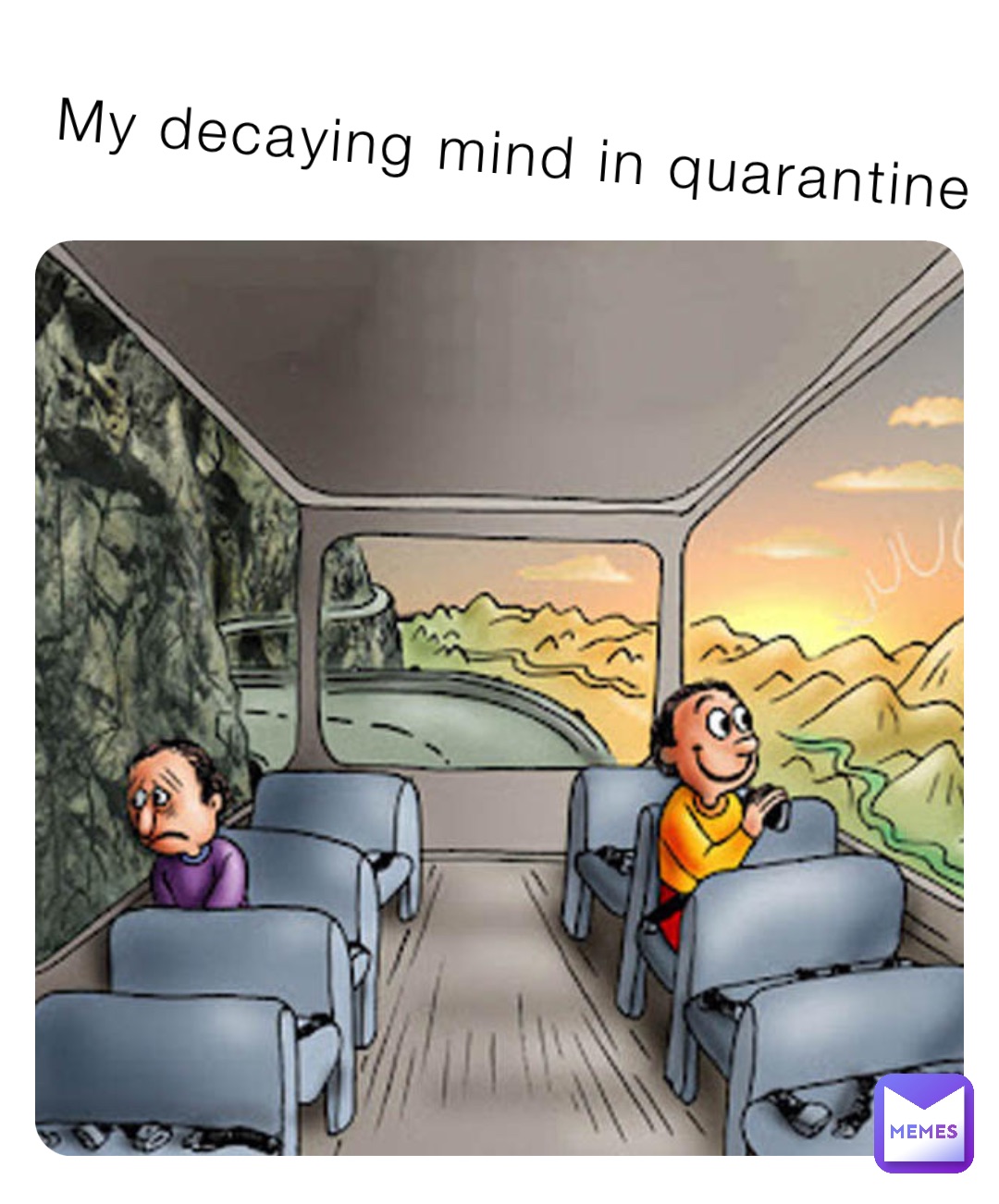 My decaying mind in quarantine