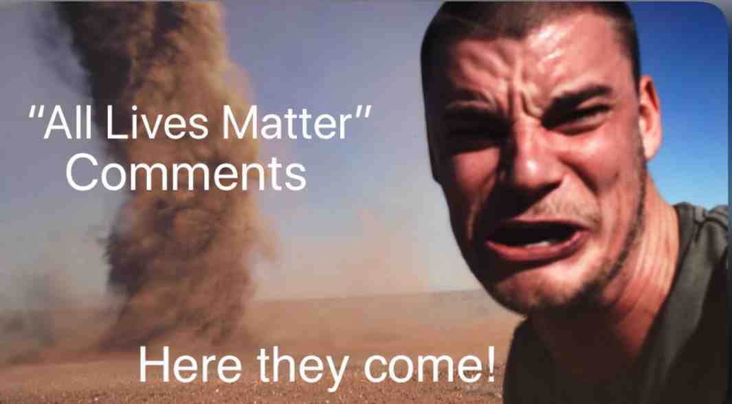 All lives will matter when black lives matter!! #blm