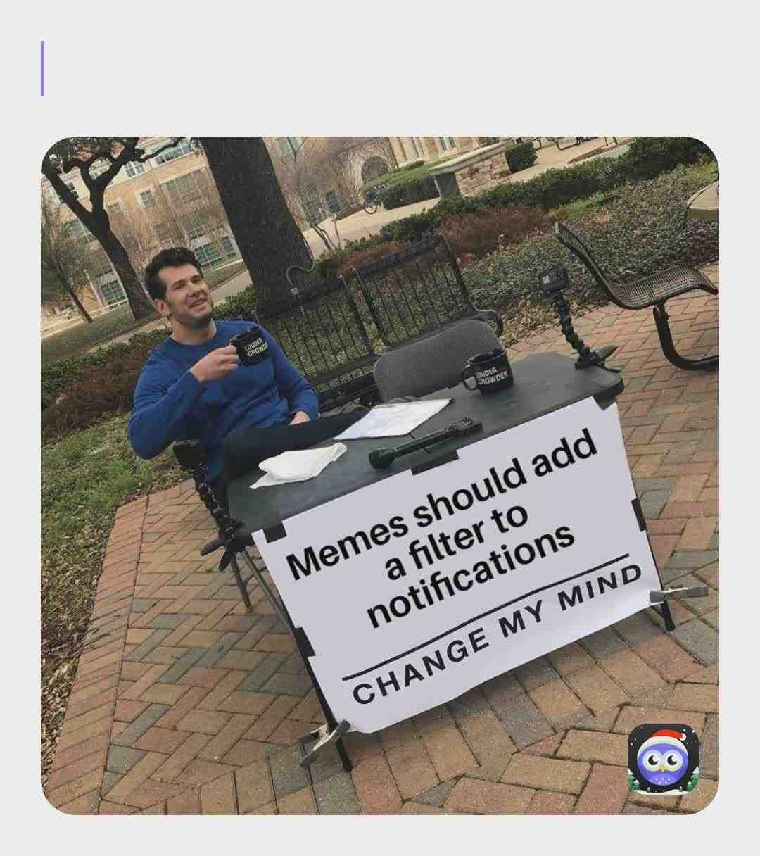 I mean, they should, it'd be quite useful