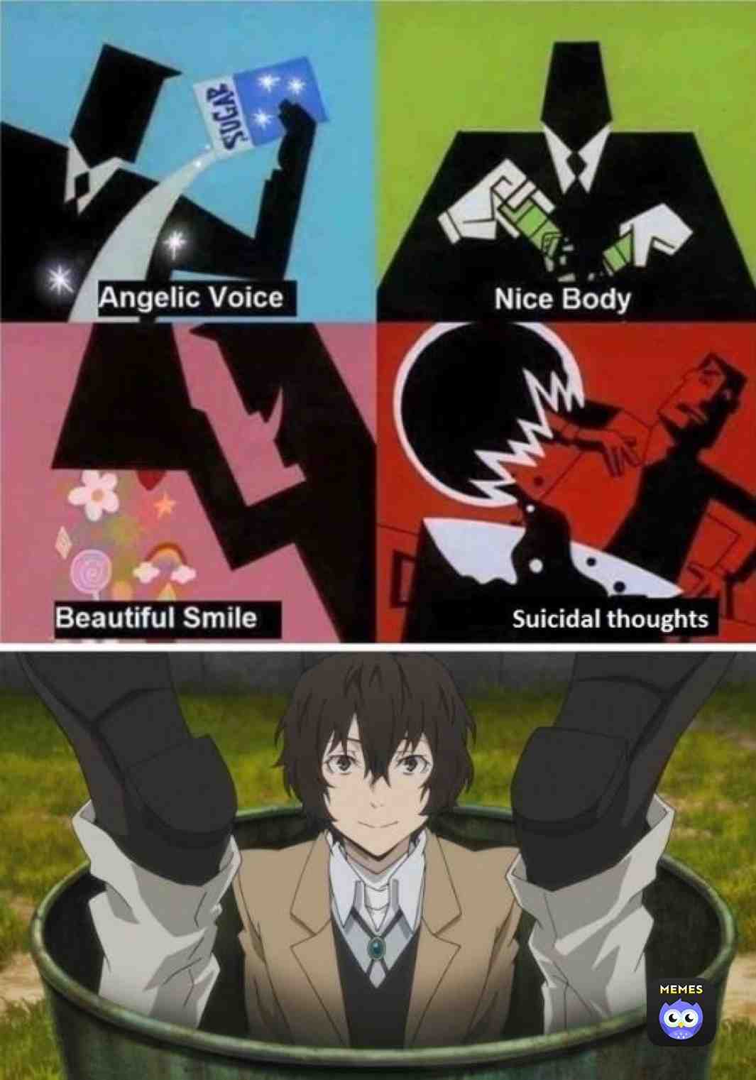 Dazai Osamu! \ud83d\ude3c\u2728
.
.
.
.
Tags \ud83c\udff7 (TW):
#senseioftheyear #uwu #hentaiwithsenpai #boomerenergy #atsushi #akutagawa #dazai #chuuya #kyouka #akiko #doppo #ranpo #tanizaki #kenji #junichirou #yukichi #kirako #naomi #katai #ichiyo #motojirou #hirotsu #michizou #gin #ogai #elise #kouyou #oda #yumeno #ace #karma #fitzgerald #lucy #mitchell #nathaniel #john #howard #mark #lousiamay #herman #alexander #ivan #mushitaro #nikolai #sigma #yourwaifusucks #waifu #anime #weebmoods #nohomo #meme #weebtrash #gaymemes #sadanime #animememes