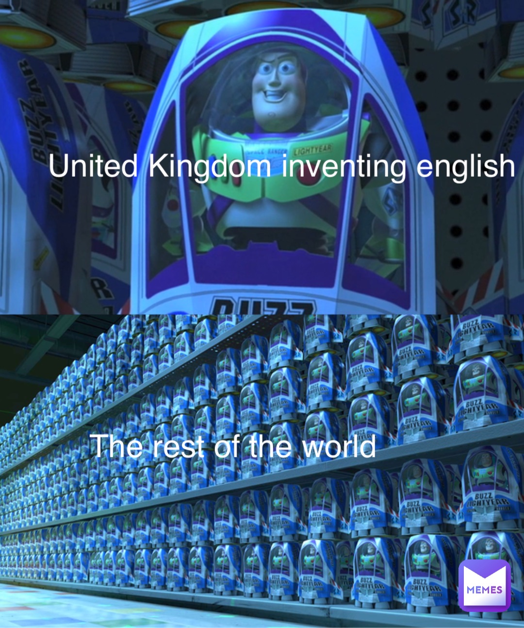 United Kingdom inventing english The rest of the world
