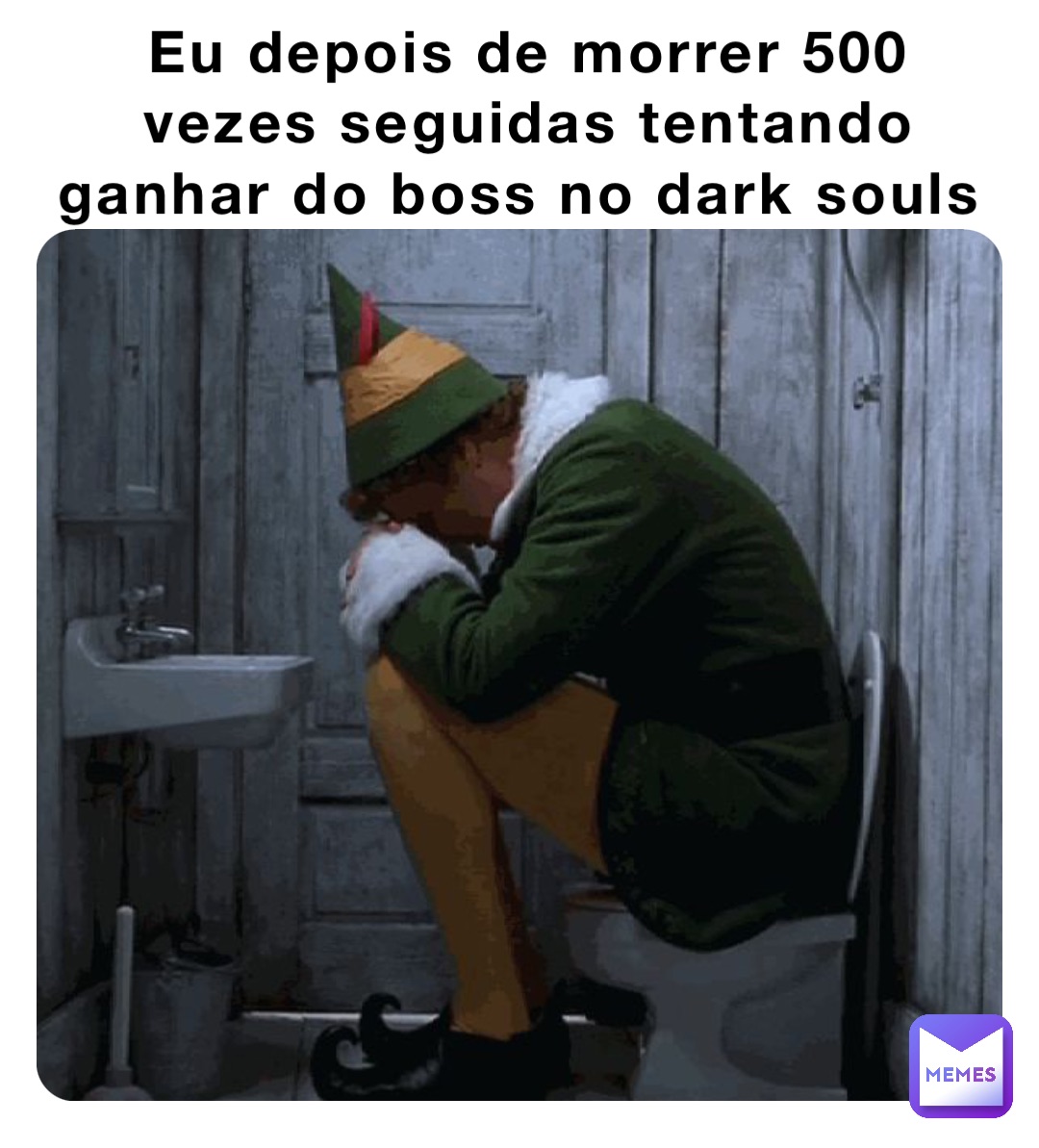 Eu depois de morrer 500 vezes seguidas tentando ganhar do boss no dark souls