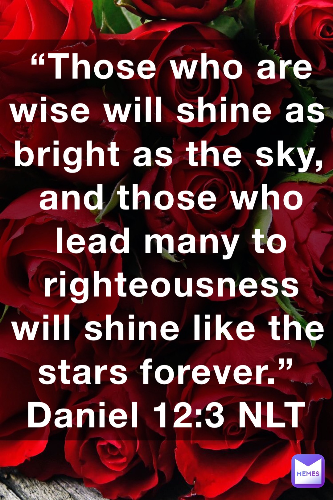 “Those who are wise will shine as bright as the sky, and those who lead many to righteousness will shine like the stars forever.”
‭‭Daniel‬ ‭12:3‬ ‭NLT‬