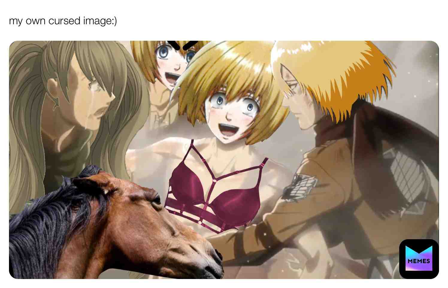 #weaboo #attackontitan #arminarlet #cursedimages